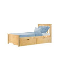 Soft and fluffy children's bed with drawers