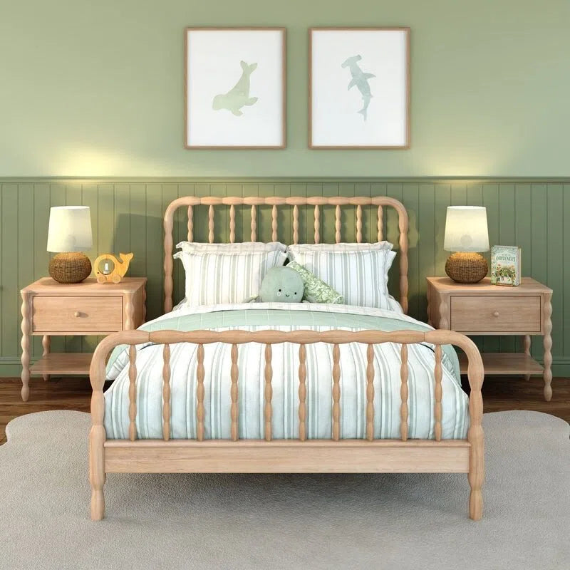 Twisted edge children's bed