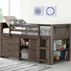 Storage loft children's bed