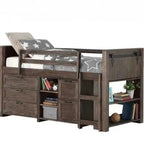 Storage loft children's bed